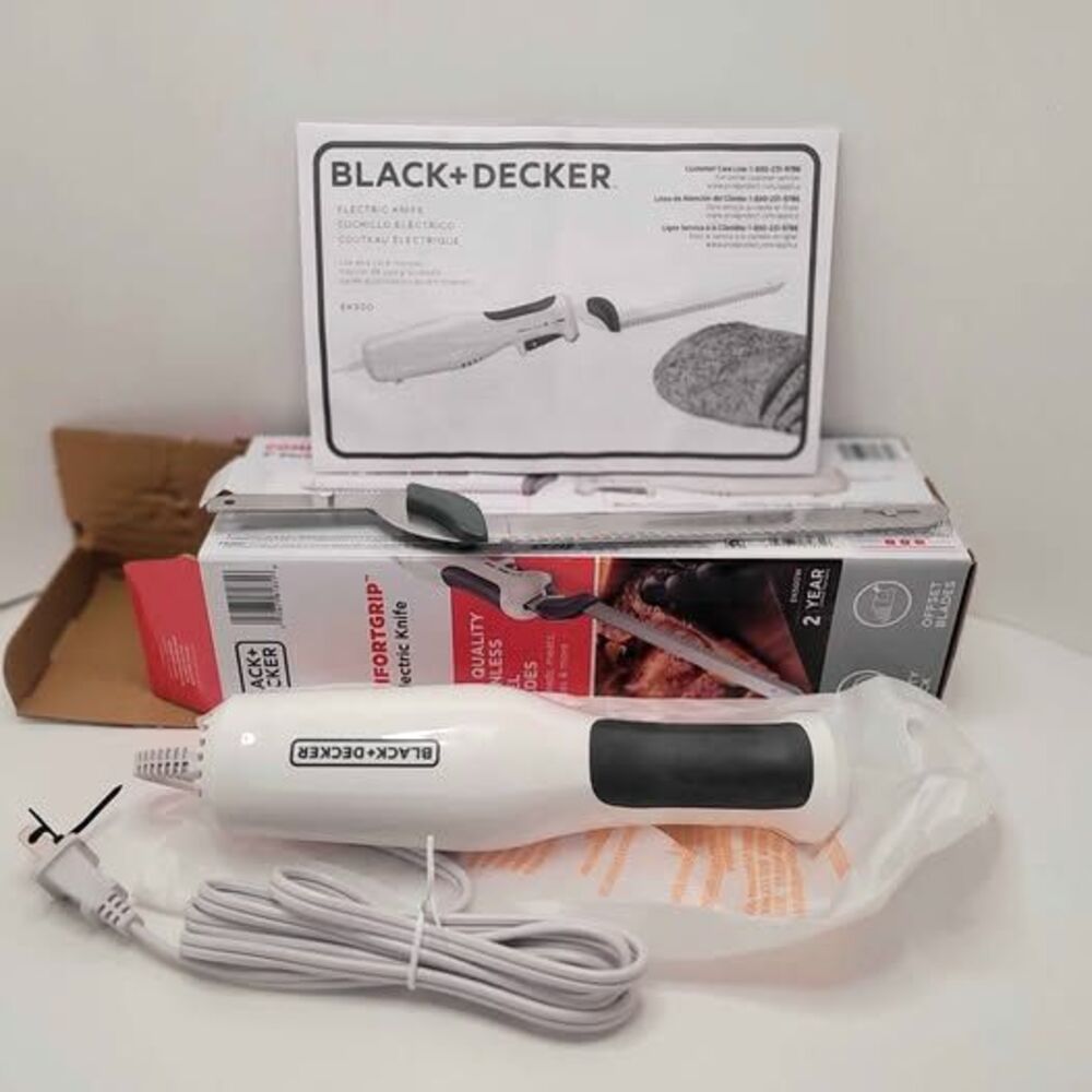 NEW Black & Decker comfort grip electric knife